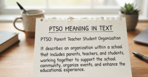 PTSO Meaning in Text: What Does It Really Mean?