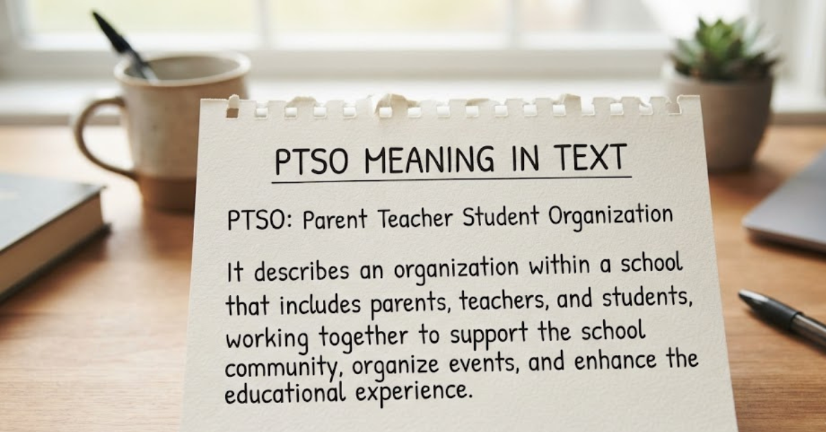 PTSO Meaning in Text: What Does It Really Mean?